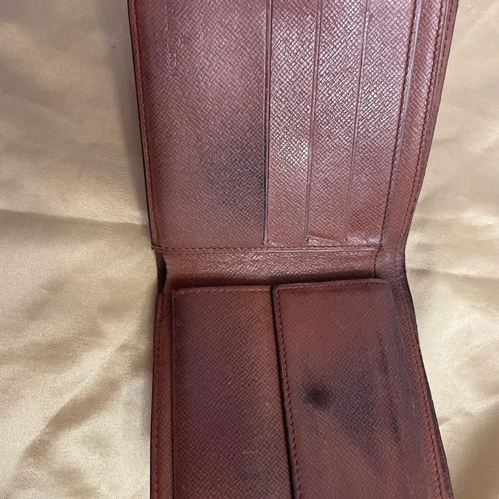 Louis Vuitton Black Monogram Wallet VINTAGE
